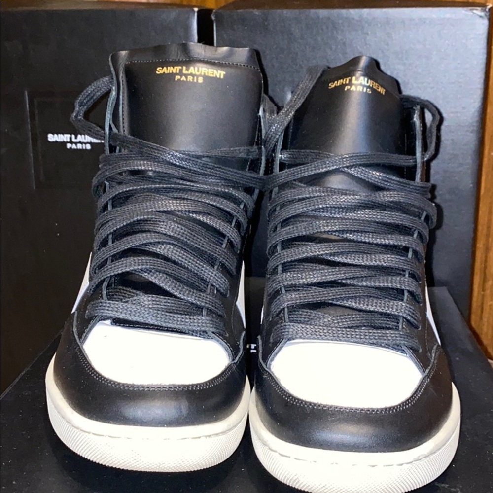 Saint Laurent high top sneakers
